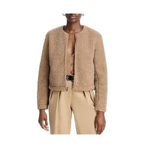 New with Tag Theory Collarless Easy Fleece Jacket Woman's Size L